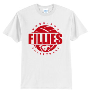 Morrison Volleyball Unisex Short Sleeve Tee-White