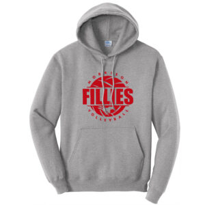 Morrison Volleyball Unisex Fleece Hooded Sweatshirt-Athletic heather