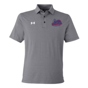 Morrison Cheer Under Armour Men DRIVE Team Stripe Premium Polo – BLACK