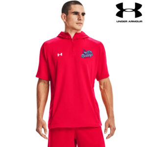 Morrison Cheer Under Armour Men Command Short Sleeve Hoodie-Red (S-XL)