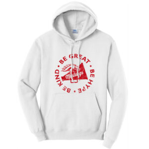 Morrison Cheer Unisex Basic Hooded Sweatshirt-White