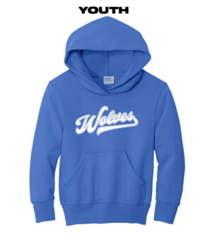 NW Athletics Youth Hooded Sweatshirt-Royal