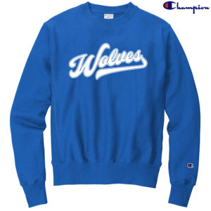 NW Athletics Champion 12oz Reverse Weave Adult Crewneck Sweatshirt-Royal