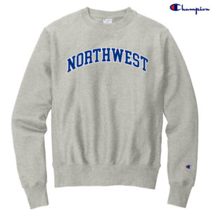 NW Athletics Champion 12oz Reverse Weave Adult Crewneck Sweatshirt-Oxford