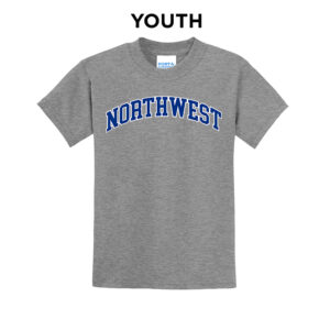 NW Athletics Youth Short Sleeve Tee-Atheltic heather