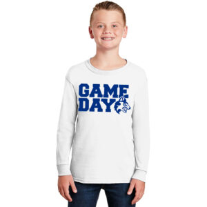 NW Athletics Youth Cotton Long Sleeve Tee-White