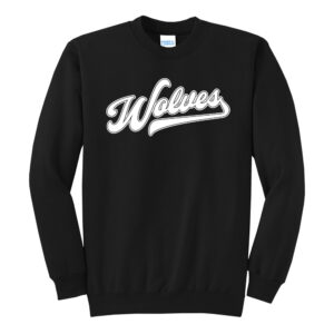 NW Athletics Unisex Basic Crewneck Sweatshirt-Black