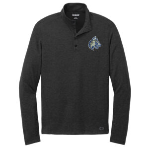 NW Athletics OGIO Men Command 1/4-Snap long sleeve-Blacktop