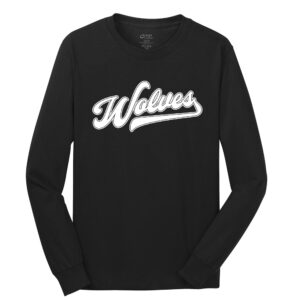 NW Athletics Unisex Cotton Long Sleeve Tee-Black