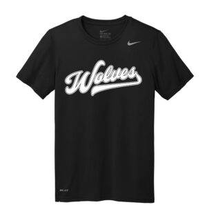 NW Athletics Nike Team rLegend  Short  Sleeve performance  T shirt Men –  Black