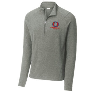 Oregon Golf Sport Tek Men Sport Wick Flex Fleece 1/4 Zip-Light Grey Heather