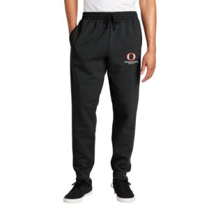 Oregon Golf Jerzees Nublend jogger sweatpant with side pockets Adult-Black Heather
