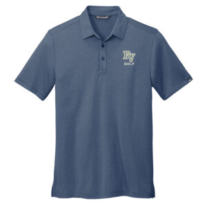 PV Golf TravisMathew Coto Performance Polo Men-Vintage Indigo/ Black