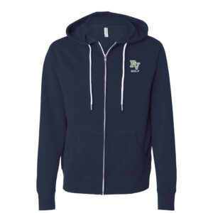 PV Golf Independent Trading Co.Unisez  Full-Zip Hooded Sweatshirt-Navy