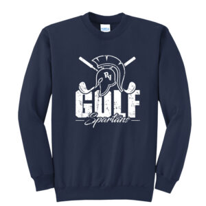 PV Golf Unisex Fleece Crewneck Sweatshirt-Navy