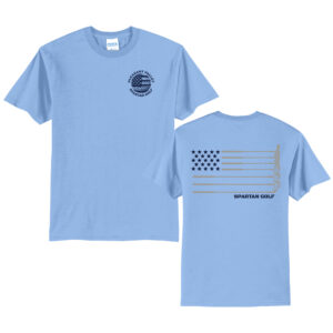 PV Golf Unisex Short Sleeve Tee-Light Blue