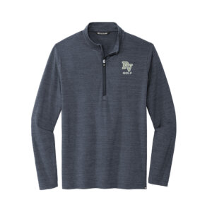 PV Golf TravisMathew Crestview 1/4-Zip-Vintage Indigo Heather
