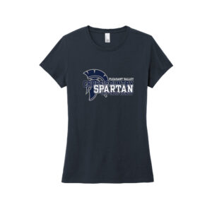 PV Girls CC Rah Rah District Made LADIES Perfect Tri Crew Tee-New Navy