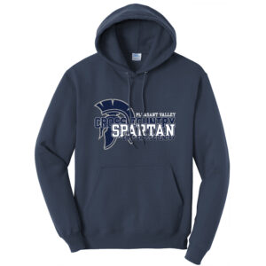 PV Girls CC Unisex Classic Core weight Cozy Pullover Hooded Sweatshirt-Navy