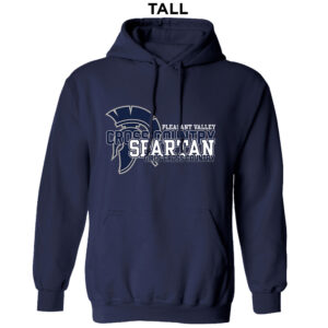 PV Girls CC Unisex TALL Classic Core weight Cozy Pullover Hooded Sweatshirt-navy