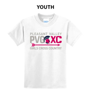 PV Girls CC Youth Short Sleeve Tee-White