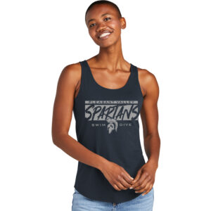 PV Girls Swim Dive District Women’s Perfect Tri Relaxed Tank-New Navy