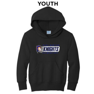 Paul Norton Elementary Youth Fleece Hooded Sweatshirt-Black
