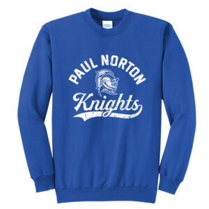 Paul Norton Elementary Unisex Fleece Crewneck Sweatshirt-Royal