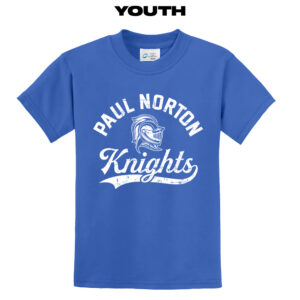 Paul Norton Elementary Youth Short Sleeve Tee-Royal