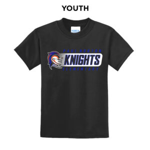 Paul Norton Elementary Youth Short Sleeve Tee-Black