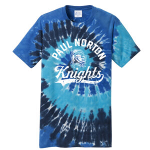 Paul Norton Elementary Unisex Tie Dye Tee-Ocean rainbow