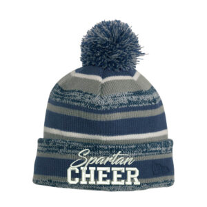 PV Cheer New Era Sideline Beanie stocking cap-Navy/Graphite