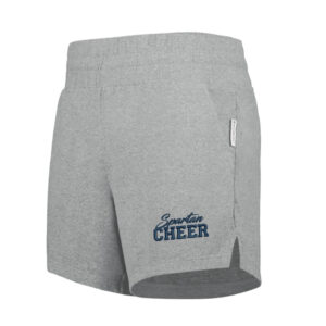 PV Cheer Holloway Ladies Ventura Soft Knit Shorts-Grey Heather