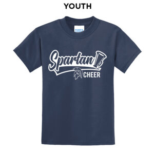 PV Cheer Youth Short Sleeve Tee-navy