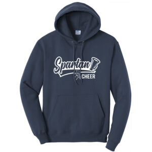 PV Cheer Unisex Fleece Hooded Sweatshirt-Navy