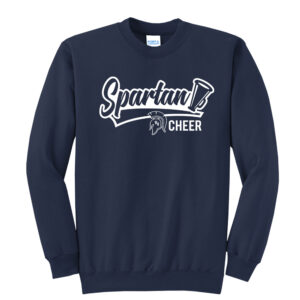 PV Cheer Unisex Fleece Crewneck Sweatshirt-Navy