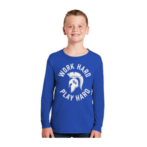 PV Wellness Youth Cotton Long Sleeve Tee-Royal