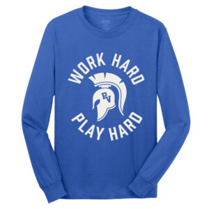 PV Wellness Unisex Cotton Long Sleeve Tee-Royal