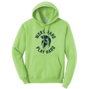 PV Wellness Unisex Fleece Hooded Sweashirt-Lime