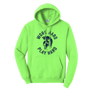 PV Wellness Unisex Fleece Hooded Sweashirt-Neon Green