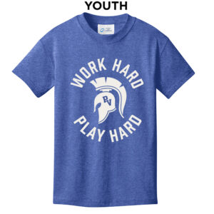 PV Wellness Youth Short Sleeve Tee-Heather Royal