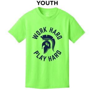 PV Wellness Youth Short Sleeve Tee-Neon Green