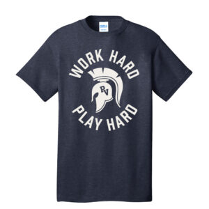 PV Wellness Unisex Short Sleeve Tee-Heather Navy