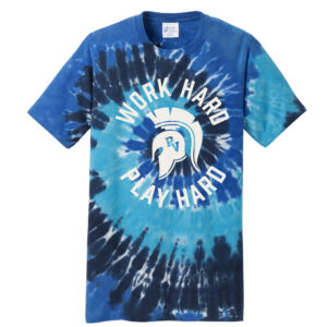 PV Wellness Unisex Essential Tie-Dye Tee-Ocean rainbow
