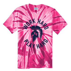 PV Wellness Unisex Essential Tie-Dye Tee-Pink