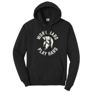 PV Wellness Unisex Fleece Hooded Sweatshirt-Black
