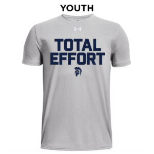 PV JR FB Under Armour short sleeve YOUTH Team Tech Tee-Mod Grey