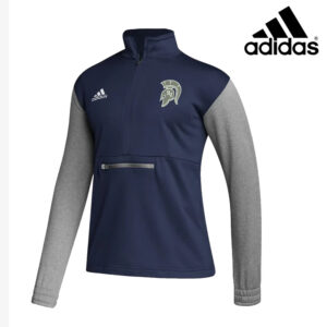 PV JR FB Adidas Team Issue color block 1/4 zip pullover Men -Team Navy/Grey (M, 4X only)