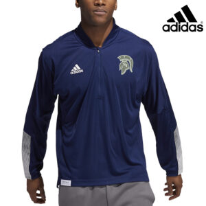 PV JR FB Adidas Sideline 21 Long Sleeve 1/4 zip knit performance top- NAVY (M, 3X)