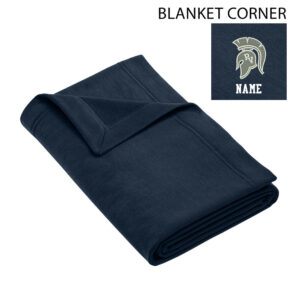 PV JR FB Gildan Heavy Blend Fleece Stadium Blanket  50 x 60-navy